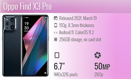 Oppo Find X3 Pro / PEEM00