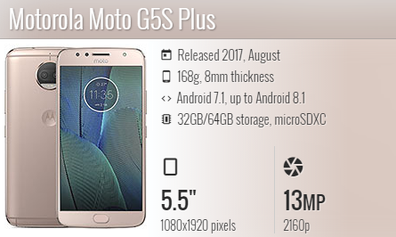 Moto G5S Plus / XT1803 / XT1804 / XT1605 / XT1606