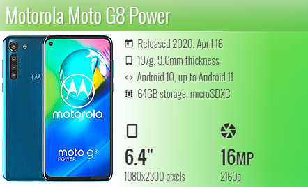 Moto G8 Power / XT2041-1/ XT2041-3