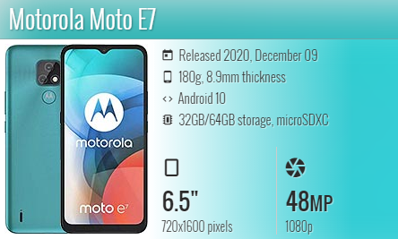Moto E7