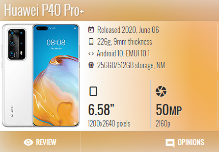 Huawei P40 Pro Plus / ELS-N39, ELS-AN10
