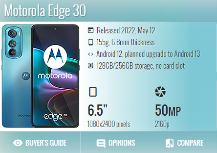 Moto edge 30