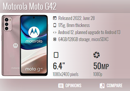 Moto G42