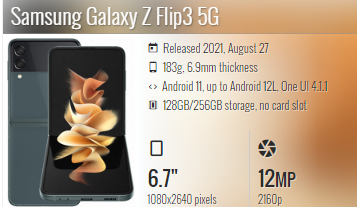 Galaxy Z Flip 3 5G / SM-F711B