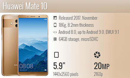 Huawei Mate 10 / ALP-L09 / ALP-L29