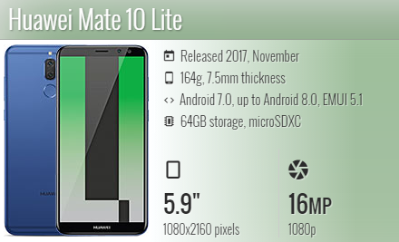 Huawei Mate 10 Lite / RNE-L01 / RNE-L02 / RNE-L03 / RNE-L21 / RNE-L22 / RNE-L23