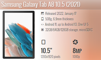 Samsung Galaxy Tab A8 10.5 SM-X200