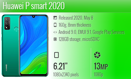 Huawei P Smart 2020 / AQM-AL00 / AQM-TL00