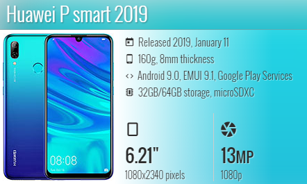 Huawei P Smart 2019 / POT-LX1 / POT-LX1AF / POT-LX1RUA / POT-LX2J / POT-LX3