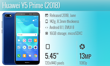 Huawei Y5 Prime 2018 / DRA-LX2 / DRA-LX02 / DRA-LX22