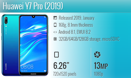 Huawei Y7 Pro 2019 / DUB-LX2/ DUB-AL20/ DUB-AL00/ DUB-TL00