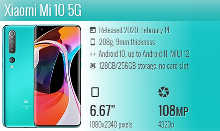 Xiaomi Mi 10 5g / M2001J2G