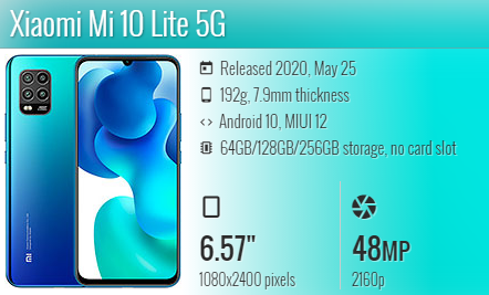Xiaomi Mi 10 Lite 5G / M2002J9G