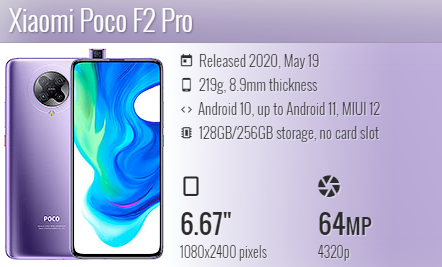 Poco F2 Pro / M2004J11G