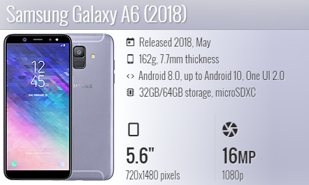 Samsung A6 2018 A600