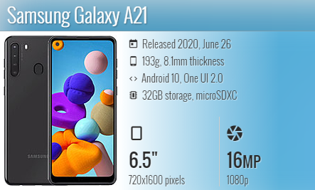 Samsung A21 A215
