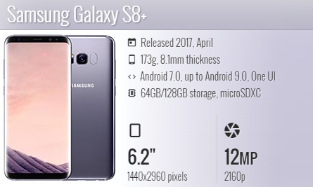 Samsung S8 Plus G955
