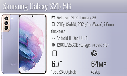 Samsung S21 Plus 5G G996
