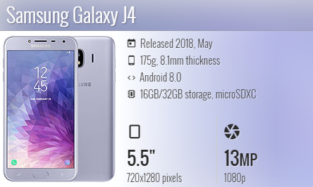 Samsung J4 2018 J400