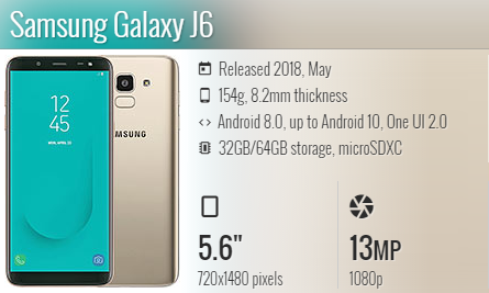Samsung J6 2018 J600