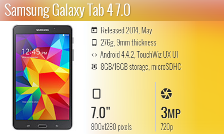 Samsung Tab 4 7.0 T230 T231