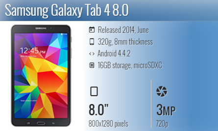 Samsung Tab 4 8.0 T330