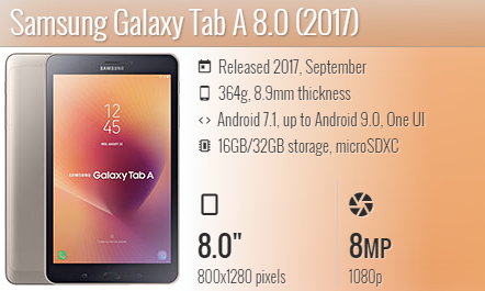 Samsung Tab A 8.0 2017 T380 T385