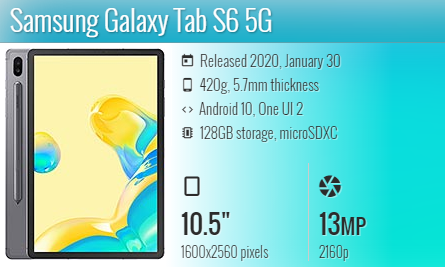 Samsung Tab S6 5G T866